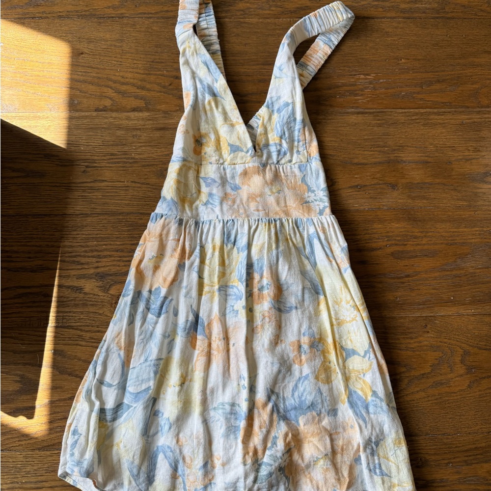 Abercrombie floral mini dress with shorts underneath